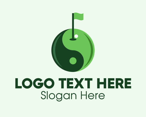 Golf Player logo example 2