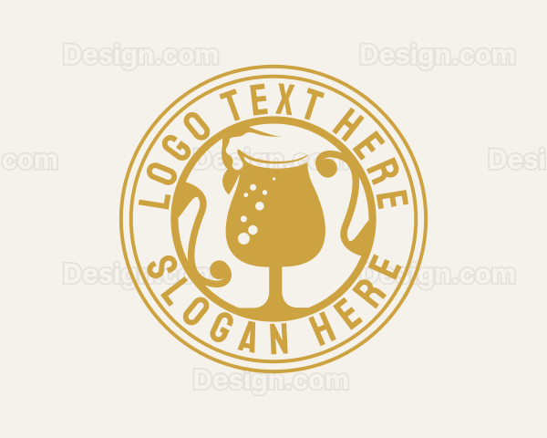 Golden Beer Glassware Logo