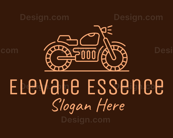 Cool Vintage Motorcycle Motorbike Logo