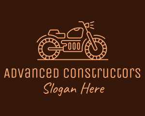 Cool Vintage Motorcycle Motorbike logo design