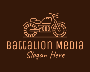 Cool Vintage Motorcycle Motorbike logo design