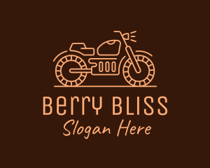 Cool Vintage Motorcycle Motorbike logo design