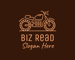 Cool Vintage Motorcycle Motorbike logo design