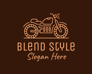 Cool Vintage Motorcycle Motorbike logo design