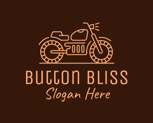 Cool Vintage Motorcycle Motorbike logo design