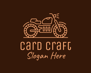 Cool Vintage Motorcycle Motorbike logo design