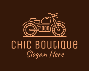 Cool Vintage Motorcycle Motorbike logo design