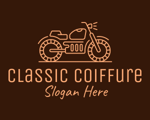 Cool Vintage Motorcycle Motorbike logo design