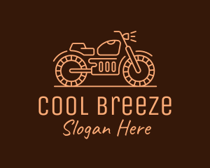 Cool Vintage Motorcycle Motorbike logo design