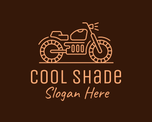 Cool Vintage Motorcycle Motorbike logo design