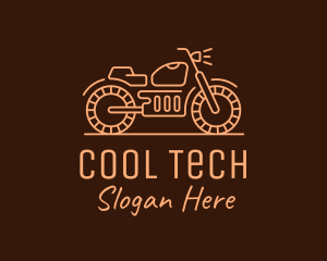 Cool Vintage Motorcycle Motorbike logo design