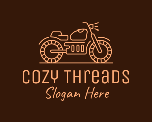 Cool Vintage Motorcycle Motorbike logo design