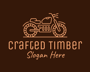 Cool Vintage Motorcycle Motorbike logo design