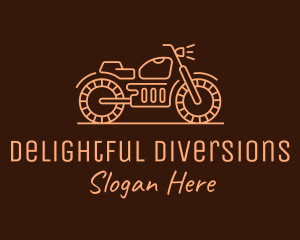 Cool Vintage Motorcycle Motorbike logo design