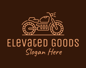 Cool Vintage Motorcycle Motorbike logo design