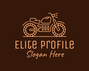 Cool Vintage Motorcycle Motorbike logo design