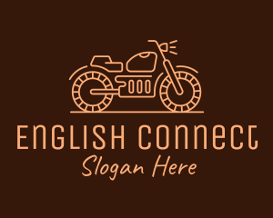 Cool Vintage Motorcycle Motorbike logo design