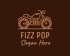 Cool Vintage Motorcycle Motorbike logo design