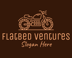 Cool Vintage Motorcycle Motorbike logo design