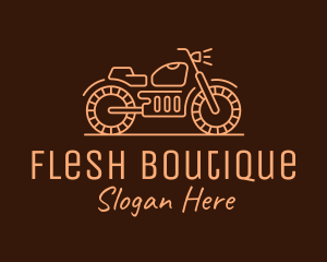 Cool Vintage Motorcycle Motorbike logo design