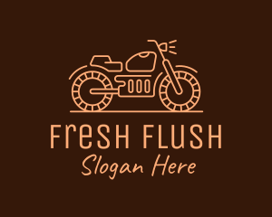 Cool Vintage Motorcycle Motorbike logo design