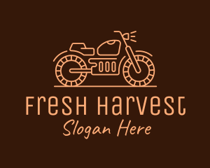 Cool Vintage Motorcycle Motorbike logo design