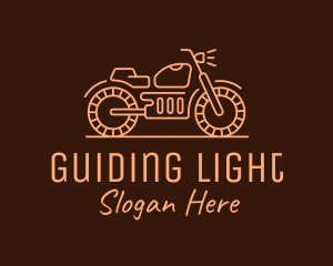 Cool Vintage Motorcycle Motorbike logo design