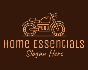 Cool Vintage Motorcycle Motorbike logo design