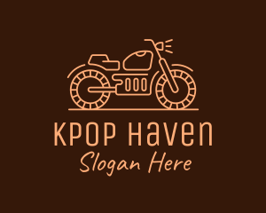 Cool Vintage Motorcycle Motorbike logo design