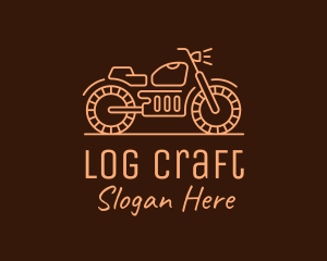 Cool Vintage Motorcycle Motorbike logo design