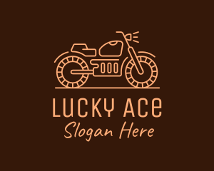 Cool Vintage Motorcycle Motorbike logo design