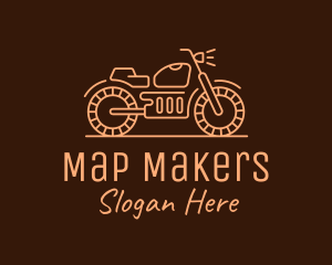 Cool Vintage Motorcycle Motorbike logo design