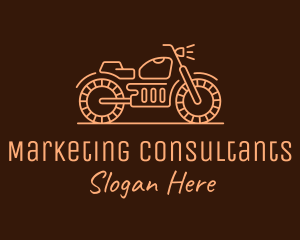 Cool Vintage Motorcycle Motorbike logo design