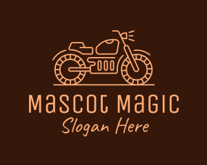 Cool Vintage Motorcycle Motorbike logo design