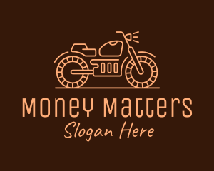 Cool Vintage Motorcycle Motorbike logo design