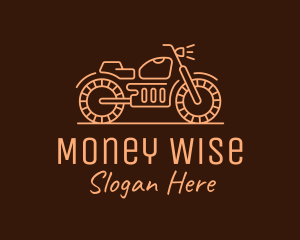 Cool Vintage Motorcycle Motorbike logo design