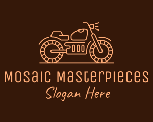 Cool Vintage Motorcycle Motorbike logo design