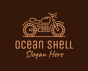 Cool Vintage Motorcycle Motorbike logo design