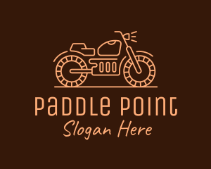 Cool Vintage Motorcycle Motorbike logo design