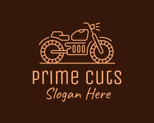 Cool Vintage Motorcycle Motorbike logo design