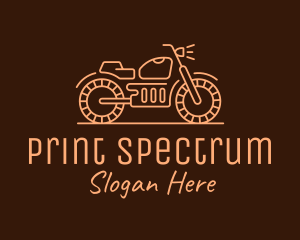 Cool Vintage Motorcycle Motorbike logo design