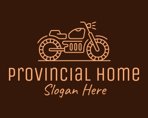 Cool Vintage Motorcycle Motorbike logo design