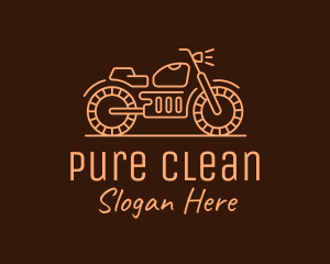 Cool Vintage Motorcycle Motorbike logo design