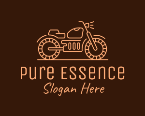 Cool Vintage Motorcycle Motorbike logo design