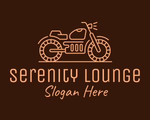 Cool Vintage Motorcycle Motorbike logo design