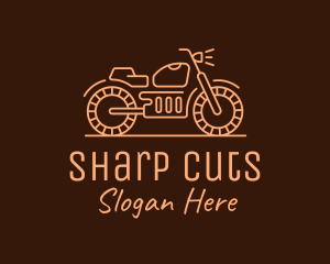 Cool Vintage Motorcycle Motorbike logo design