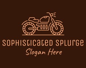 Cool Vintage Motorcycle Motorbike logo design