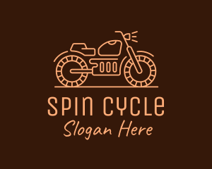 Cool Vintage Motorcycle Motorbike logo design