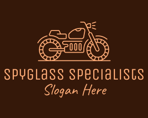 Cool Vintage Motorcycle Motorbike logo design