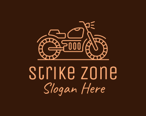 Cool Vintage Motorcycle Motorbike logo design